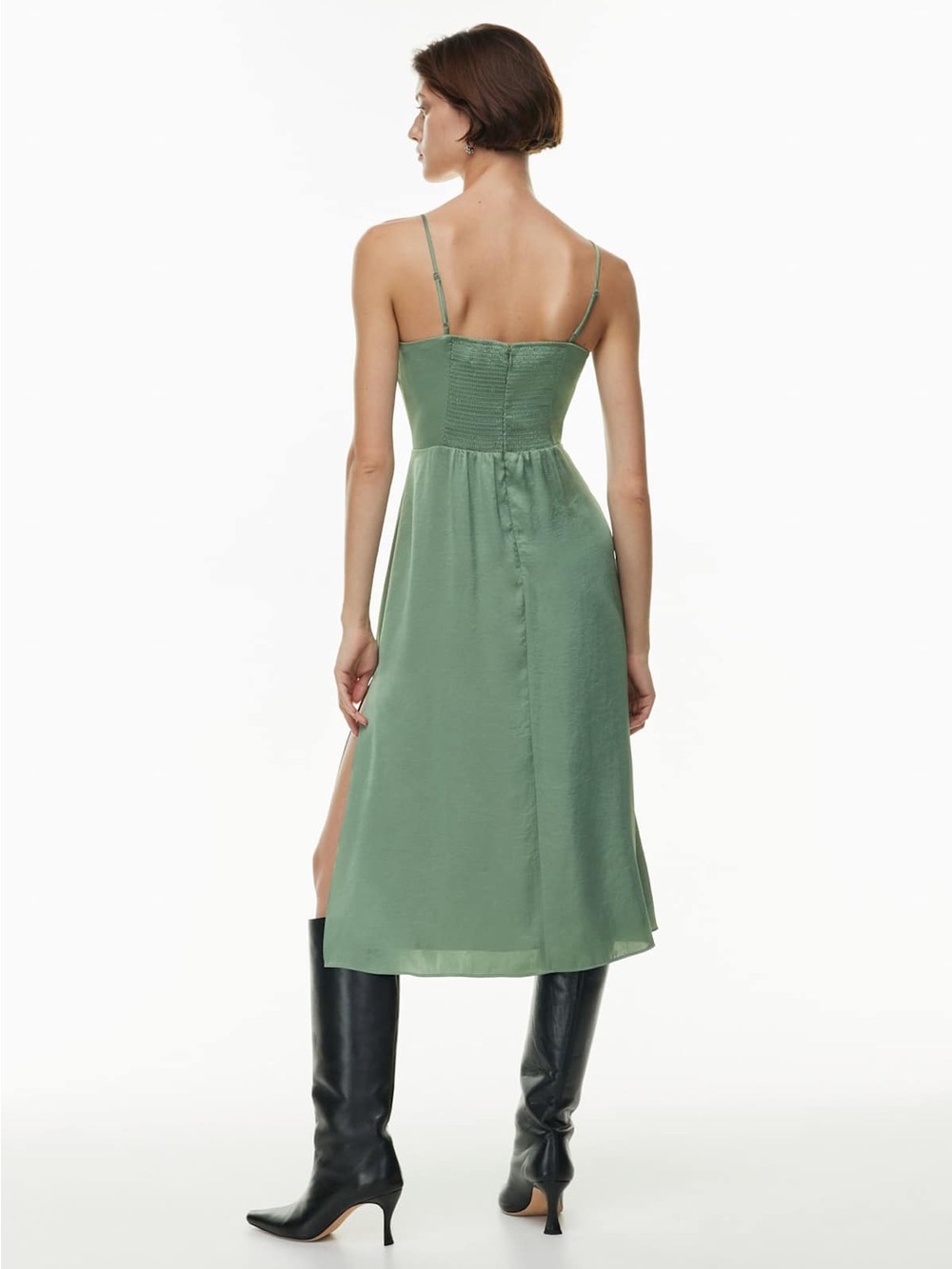 Wilfred Green Slip Midi Dress - Picture 3 of 10